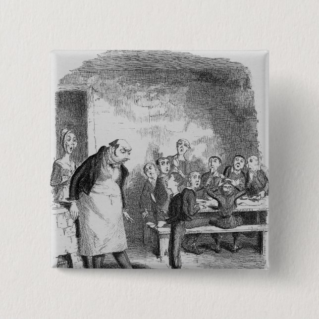 Oliver asking for more 2 inch square button (Front)