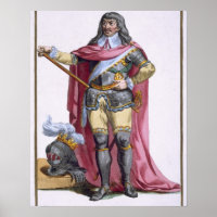 Oliver Cromwell (1599-1658) 1780 (coloured engravi