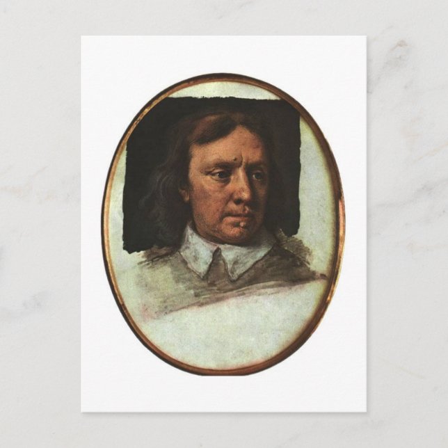 Oliver Cromwell Postcard (Front)