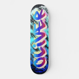 OLIVER Customized Graffiti Skateboard