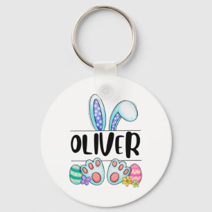Oliver Easter Bunny Keychain