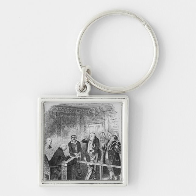 Oliver escapes being bound apprentice keychain (Front)