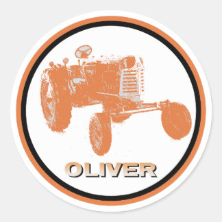 Oliver Farming Decal Classic Round Sticker