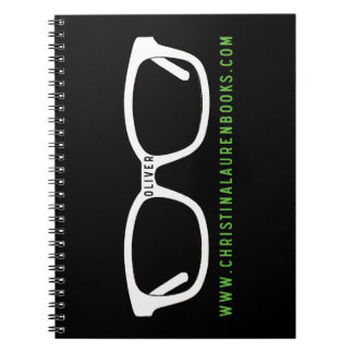 Oliver Glasses Spiral Notebook