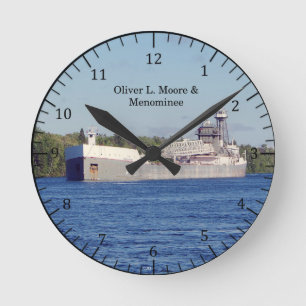 Oliver L. Moore & Menominee clock