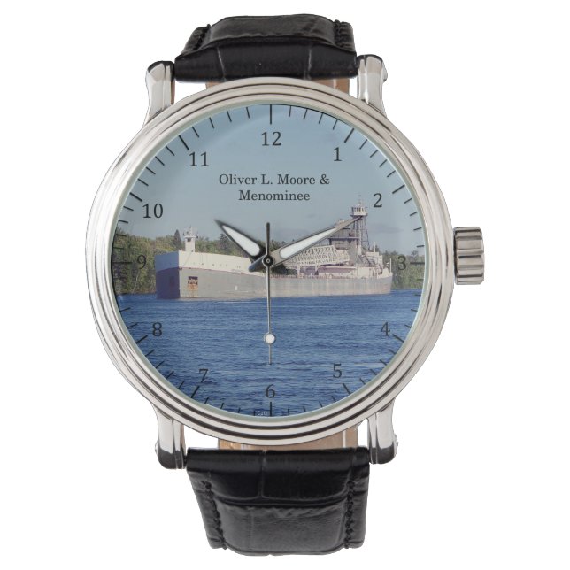 Oliver L. Moore & Menominee watch (Front)