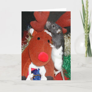 Oliver meets Rudolf Holiday Card
