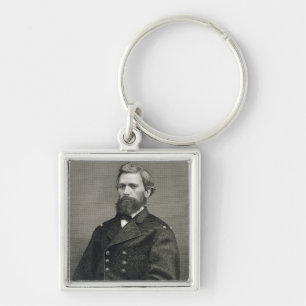 Oliver Otis Howard (1830-1909), engraved by Robert Keychain