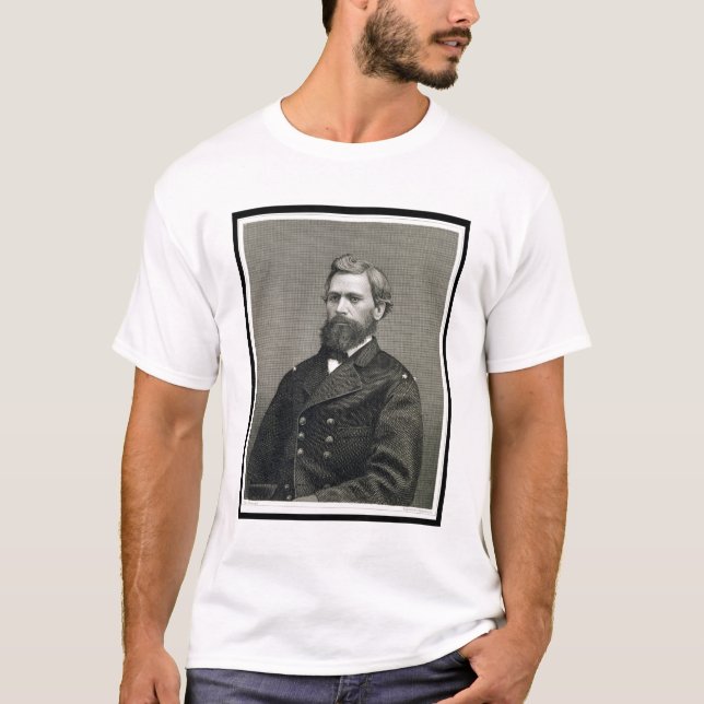 Oliver Otis Howard (1830-1909), engraved by Robert T-Shirt (Front)