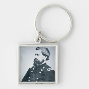 Oliver Otis Howard (b/w photo) Keychain