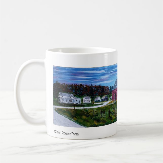 Oliver Reeser Farm Coffee Mug (Left)