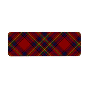 Oliver tartan red yellow blue plaid