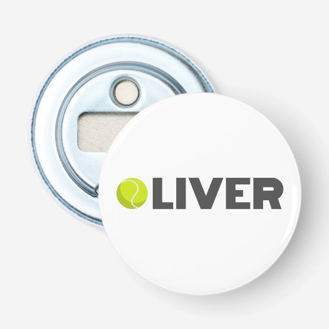 Oliver Tennis Bottle Opener (Front)