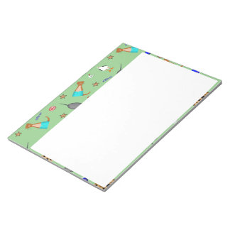 Oliver The Otter Summer Beach Vacation Pattern Notepad