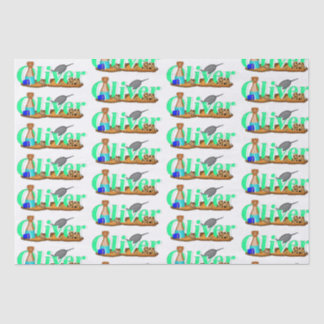 Oliver The Otter's at the Beach Tissue Paper