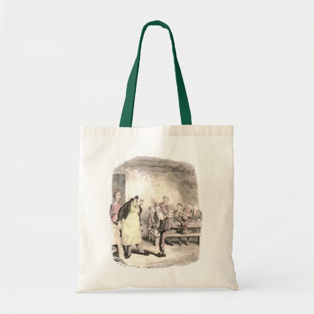 Oliver Twist Asks for More Tote Bag (Front)