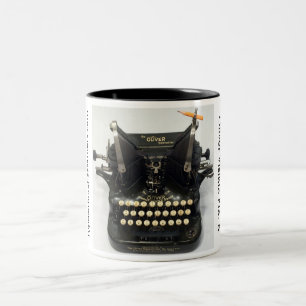 Oliver Visible No. 5 typewriter Two-Tone Coffee Mug