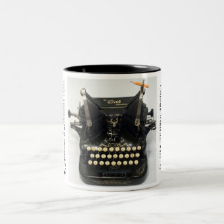 Oliver Visible No. 5 typewriter Two-Tone Coffee Mug