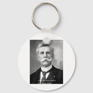 Oliver W Holmes "Love Twilight" Quote Gifts & Card Keychain