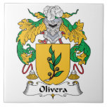 Olivera Family Crest Tile<br><div class="desc">Olivera Coat of Arms</div>