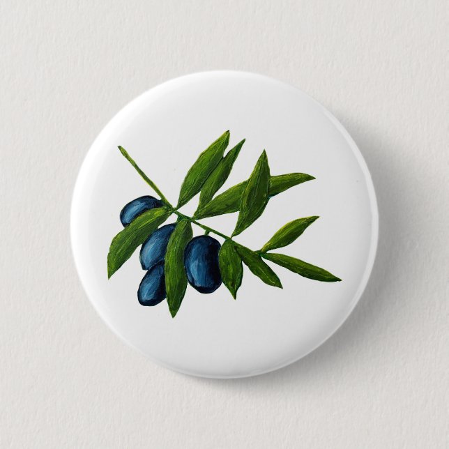 olives 2 inch round button (Front)