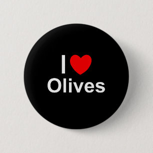 Olives 2 Inch Round Button