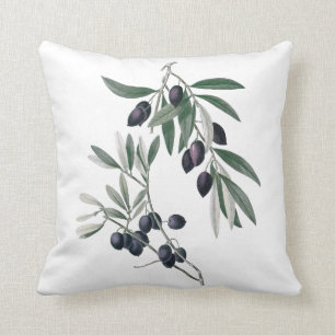 Olives botanical cushion