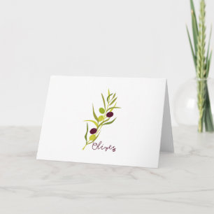 Olives Card