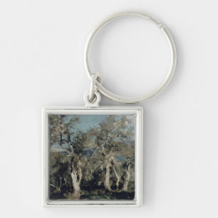 Olives, Corfu, 1912 Keychain