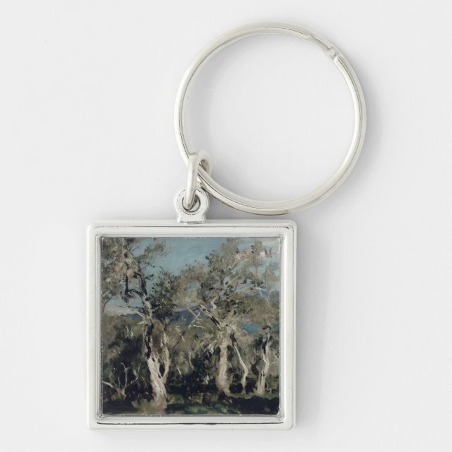 Olives, Corfu, 1912 Keychain (Front)