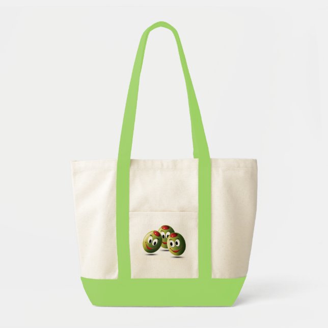 Olives filled with smile tote bag (Front)