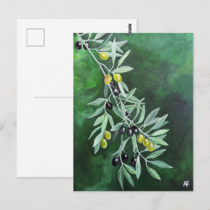 Olives in the November Dusk Painting by Alfred Fox Postcard