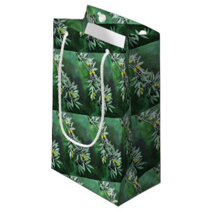 Olives in the November Dusk Painting by Alfred Fox Small Gift Bag