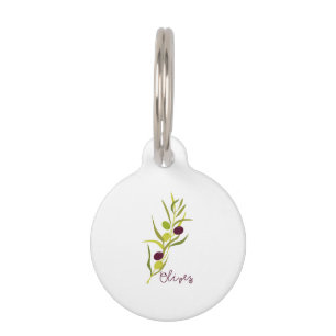 Olives Pet Tag