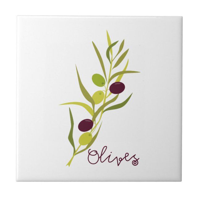 Olives Tile (Front)