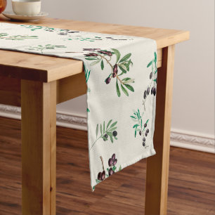 Olives,Tuscany ,Mediterranean,summer   Medium Table Runner