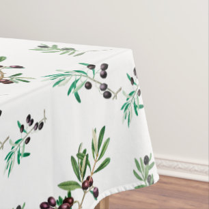 Olives,Tuscany ,Mediterranean,summer Tablecloth