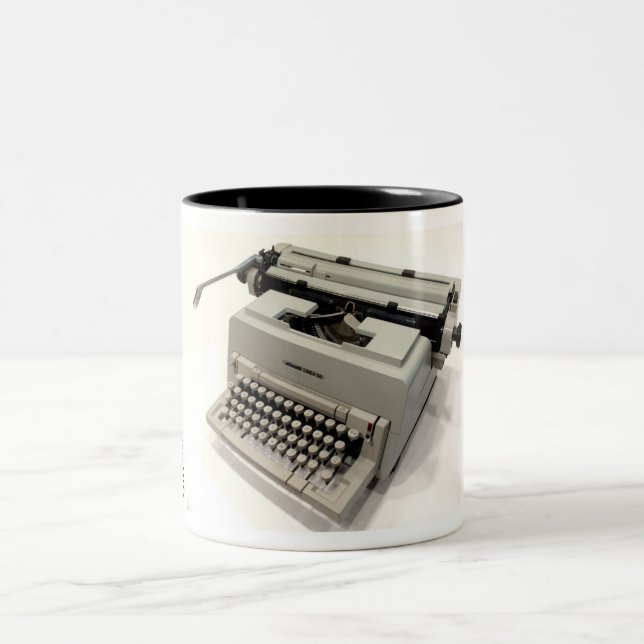 Olivetti Linea 98 typewriter Two-Tone Coffee Mug (Center)