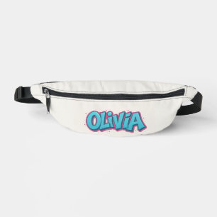 Olivia Name Art Fanny Pack