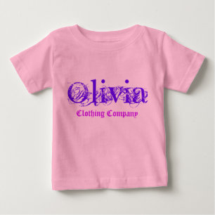 Olivia Name Clothing Company Baby Shirts