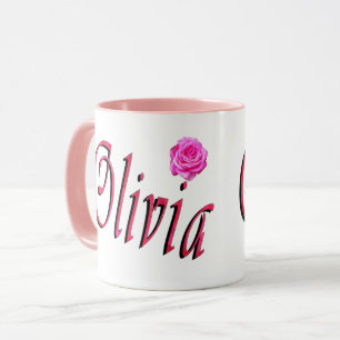 Olivia Name Logo, Mug