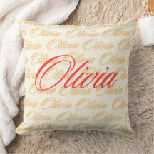 Olivia Name Pattern Design
