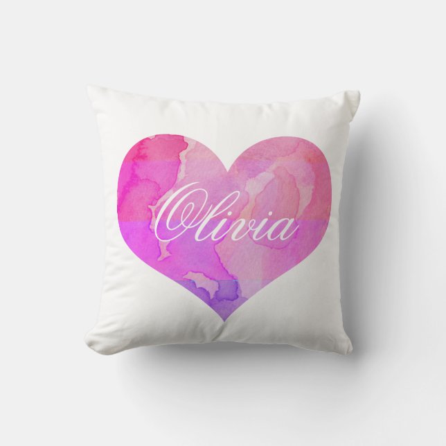 Olivia Name Pillow (make it your own!) (Front)