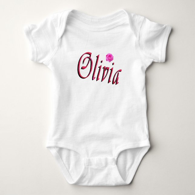Olivia Nom Logo, Body bébé (Devant)