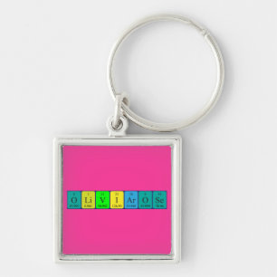 Olivia-Rose periodic table name keyring