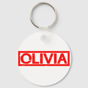 Olivia Stamp Keychain
