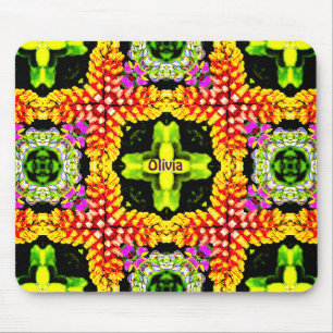 OLIVIA ~ Sweet Lupins Pattern ~ Mouse Pad