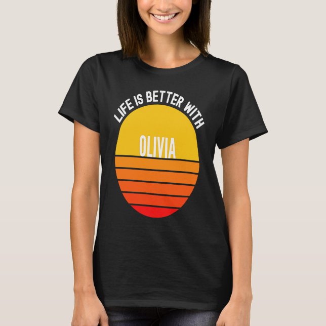 Olivia   With Olivia T-Shirt (Front)