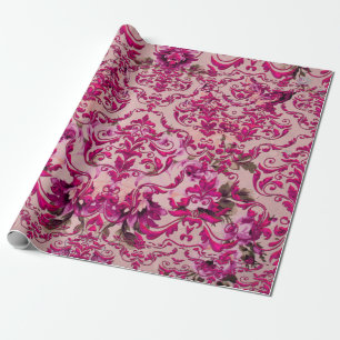 Olivia's Damask Wrapping Paper