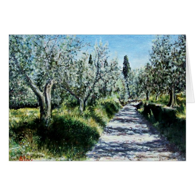 OLIVIERS EN TOSCANE (Devant horizontal)